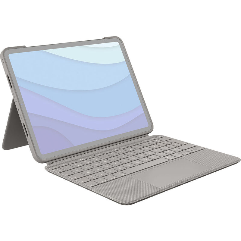 Logitech Combo Touch Backlit Keyboard Case for Apple 11" iPad Pro 1st, 2nd, and 3rd Gen (Sand)