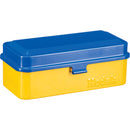 Kodak Steel 120/135mm Film Case (Blue Lid/Yellow Body)