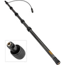 Auray BP-28CC Carbon Fiber Boompole with Internal Coiled Cable and Bottom Exit (7.7')