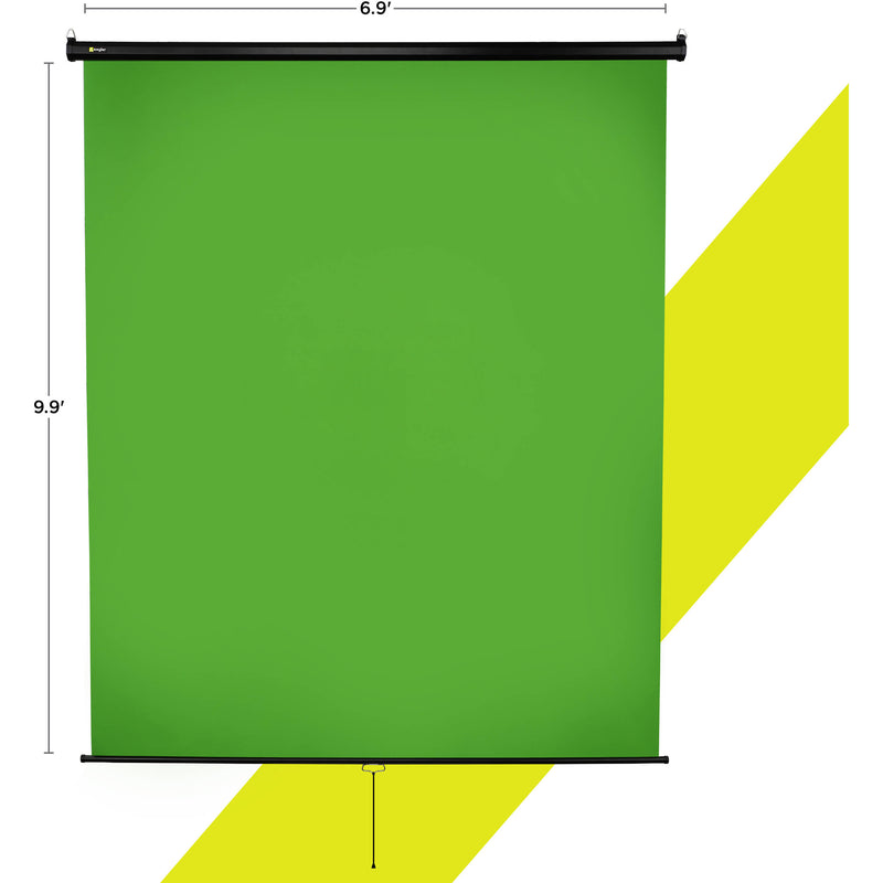 Angler Chroma Green Retractable Background (6.9 x 9.9')