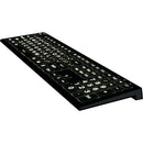 Logickeyboard ASTRA 2 Large-Print White-on-Black Wired Keyboard (Windows, US English)