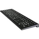 Logickeyboard ASTRA 2 Large-Print White-on-Black Wired Keyboard (Windows, US English)