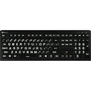 Logickeyboard ASTRA 2 Large-Print White-on-Black Wired Keyboard (Windows, US English)