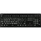Logickeyboard ASTRA 2 Large-Print White-on-Black Wired Keyboard (Windows, US English)