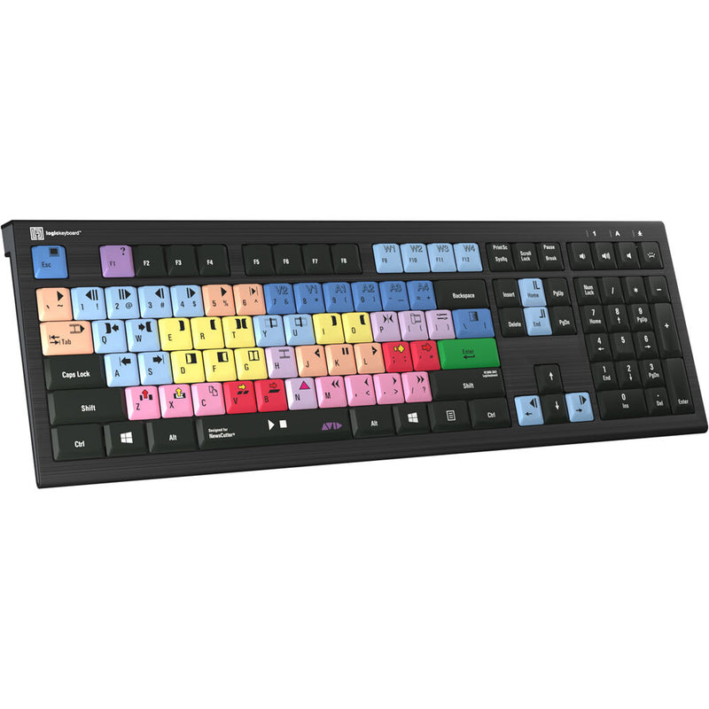 Logickeyboard ASTRA 2 Backlit Keyboard for Avid NewsCutter (Windows, US English)