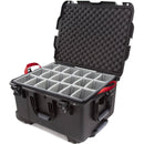 Nanuk 960 Hard Rolling Case with Divider Insert (Black)