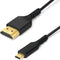 ANDYCINE Reflex Ultra-Thin High-Speed Micro-HDMI to HDMI Cable with Ethernet (29.5")