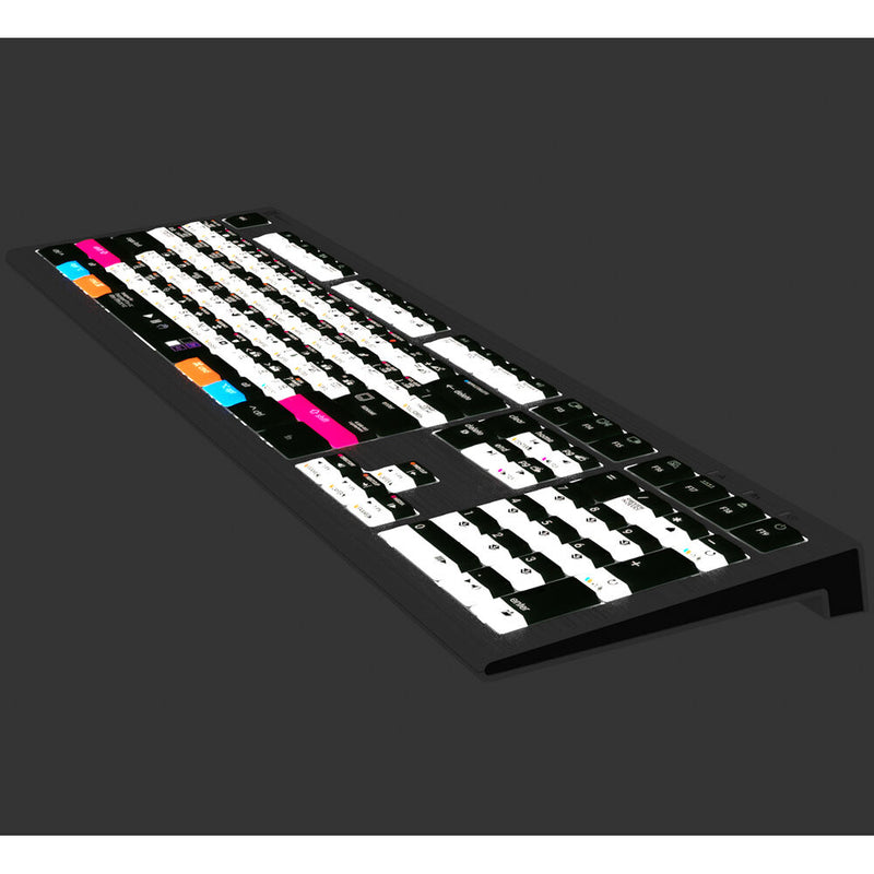 Logickeyboard ASTRA 2 Backlit Keyboard for Adobe Premiere Pro CC and After Effects CC (Mac, US English)