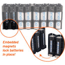 STORACELL Carbon Fiber Magnetic AA Battery Holder (16)