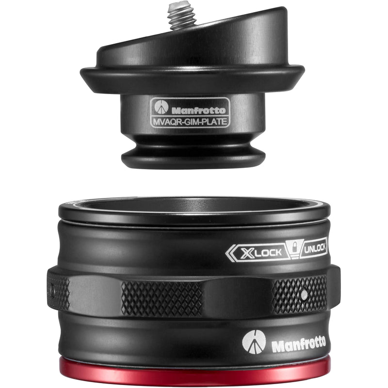 Manfrotto MOVE Quick Release GimBoom 15&deg; Offset Leveling Plate