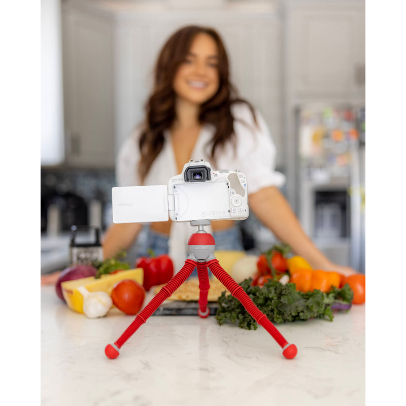 JOBY Podzilla Medium Tabletop Tripod Kit (Red)