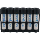 STORACELL Carbon Fiber Magnetic AA Battery Holder (12)