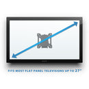 Mount-It! Tilting TV Wall Mount for up to 27" Screens