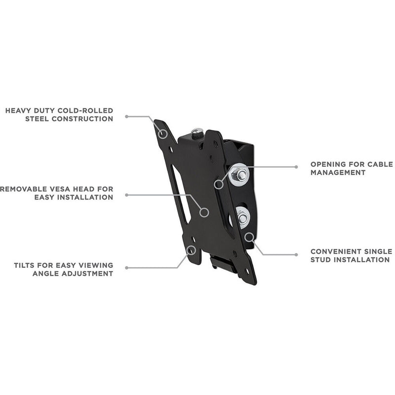 Mount-It! Tilting TV Wall Mount for up to 27" Screens