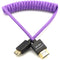 Kondor Blue Gerald Undone Braided Coiled High-Speed Mini-HDMI to&nbsp;HDMI Cable (Limited Purple Edition, 12 to 24")