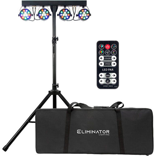 Eliminator Lighting Mini Par Bar Portable Par Can Lighting System