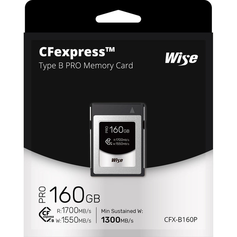 Wise Advanced 160GB CFX-B Series CFexpress Type B Memory Card