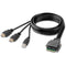 Belkin Secure 2-Port, Dual HDMI Monitor KVM Switch with Remote