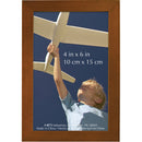 MCS 4 x 6" Linear Wood Frame (Chestnut)