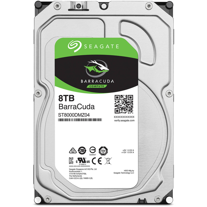 Seagate 8TB BarraCuda SATA III 3.5" 5400 rpm Internal HDD (OEM Packaging)