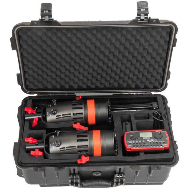 CAME-TV Q-55S Boltzen 55W Bi-Color LED Fresnel 2-Light Kit