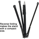 CAME-TV Quick Setup Compact Reverse-Folding Light Stand&nbsp;(2-Pack)