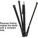 CAME-TV Quick Setup Compact Reverse-Folding Light Stand&nbsp;(3-Pack)