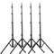 CAME-TV Quick Setup Compact Reverse-Folding Light Stand&nbsp;(4-Pack)