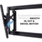 SANUS Advanced Tilt 4D Premium TV Wall Mount for 42 to 90" Displays