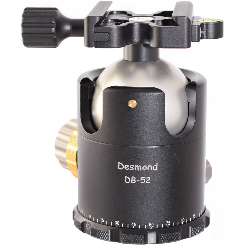 Desmond 52mm Ball Head with Arca-Type QR Plate
