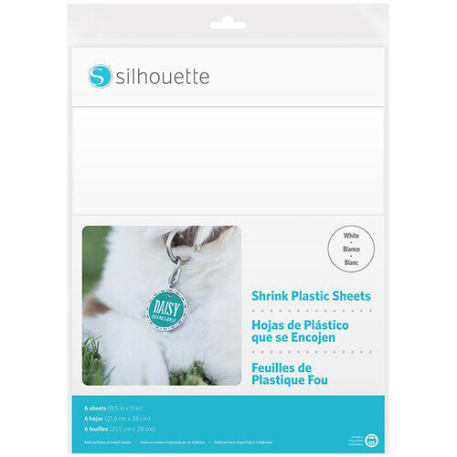 Silhouette Shrink Plastic (White, 6-Sheets)