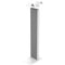 CTA Digital Premium Floor Stand Kiosk with Graphic Slots and Dual Vesa Plates for Kitting (White)