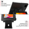 CTA Digital Vesa 2Plate POS Station,PrintStand,Magnetic Scanner and Card Reader Holders,2Paragon Encolsures