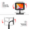 CTA Digital Premium Floor Stand Workstation with Universal Security Enclosure