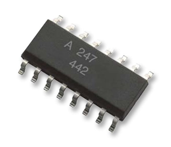 BROADCOM LIMITED ACPL-847-300E Transistor Output Optocoupler, Full Pitch, 4 Channel, Surface Mount DIP, 16 Pins, 50 mA, 5 kV, 50 %