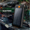 ToughTested 10,000 mAh Solar Charger IP44 Waterproof Rugged Power Bank