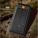 ToughTested 10,000 mAh Solar Charger IP44 Waterproof Rugged Power Bank