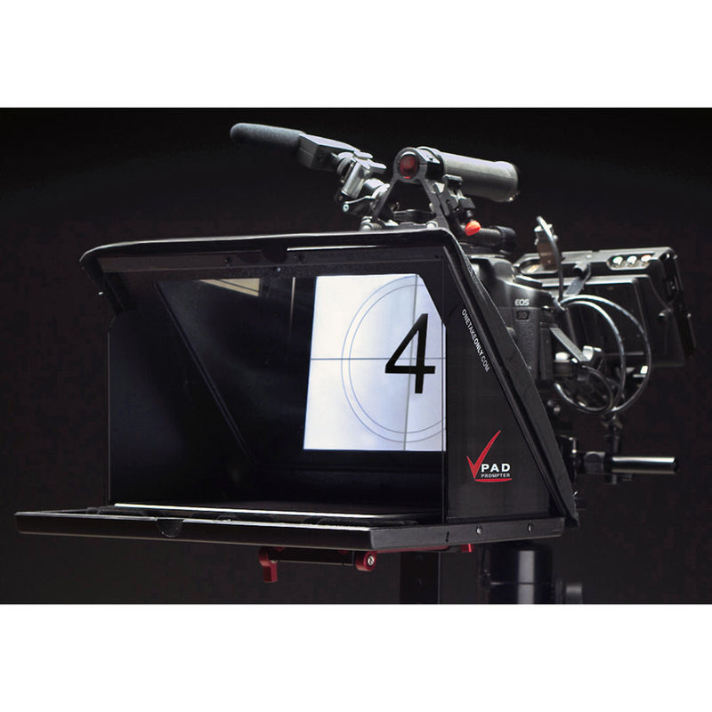 Onetakeonly Pad Prompter for 15mm Rigs for iPad and Tablet up to 12.9"