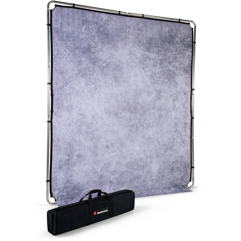 Manfrotto EzyFrame Vintage Background Kit 6.5 x 7.5' (Concrete)