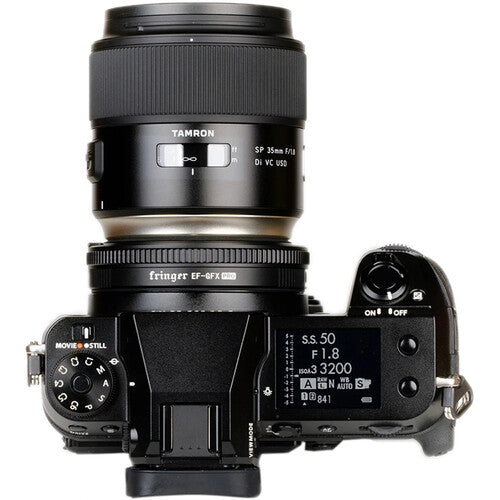 Fringer EF-Mount Lens to FUJIFILM GFX Camera Auto Adapter