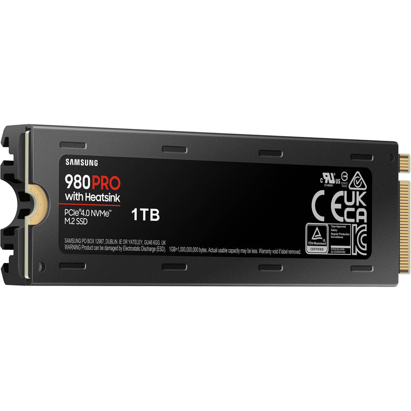 Samsung 1TB 980 PRO PCIe 4.0 x4 M.2 Internal SSD with Heatsink