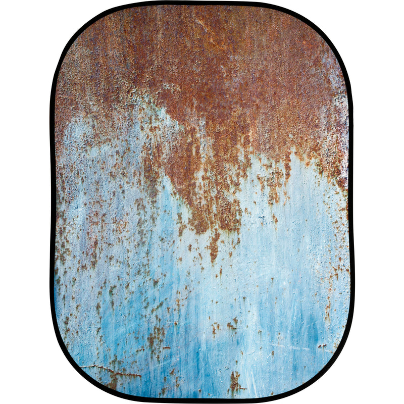 Manfrotto Urban Collapsible Background (5 x 7', Rusty Metal/Plaster Wall)