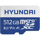 Hyundai 512GB UHS-I microSDXC Memory Card with SD Adapter