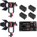 CAME-TV Q-55S Boltzen 55W Bi-Color LED Fresnel 2-Light Kit