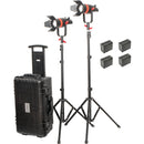 CAME-TV Q-55S Boltzen 55W Bi-Color LED Fresnel 2-Light Kit