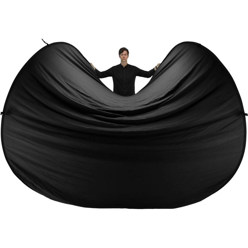 Impact 8 x 10' Collapsible Background (Black)