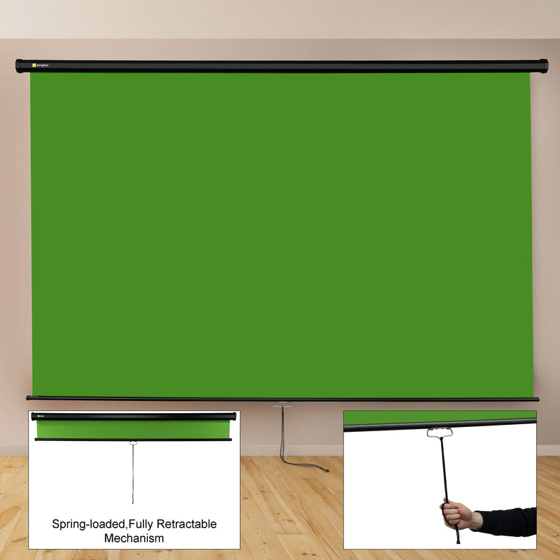 Angler Chroma Green Retractable Background (6.25 x 6.6')