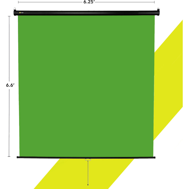 Angler Chroma Green Retractable Background (6.25 x 6.6')