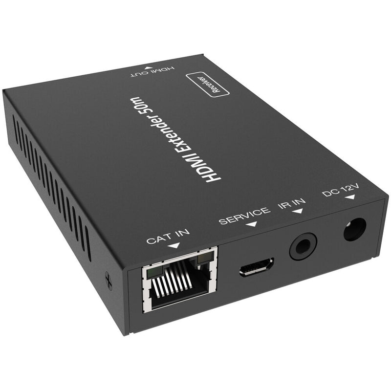 A-Neuvideo 1 x 4 HDMI PoE 4K60Hz/1080P Cat6 Extender Splitter with 8 Receivers