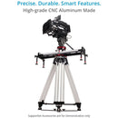 Proaim Heavy-Duty Mitchell Base Tripod Legs with Mid-Level & Ground Spreaders (Black)